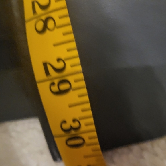 Vintage Northside Leather Pencil Skirt Front Slit Size 9 Made In USA - Picture 7 of 7